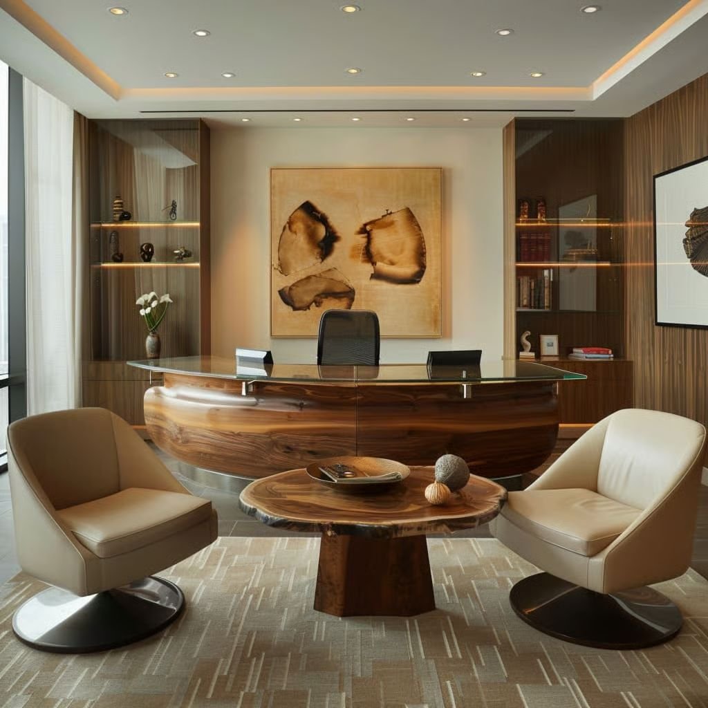 Bureau exécutif moderne luxueux